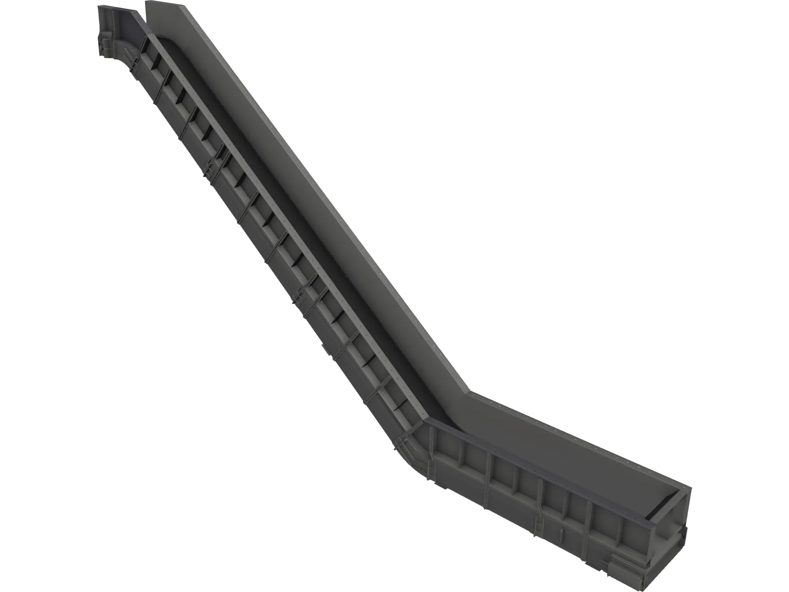 Chain Conveyor 3D Model main preview