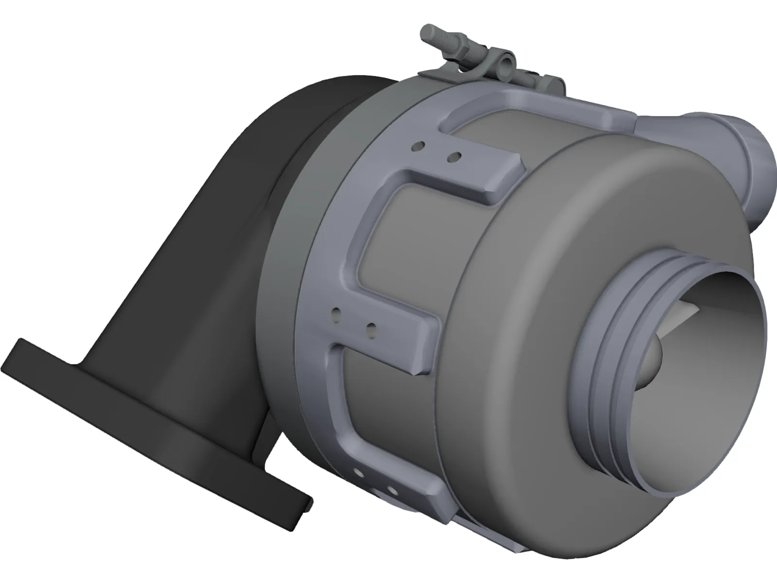 Aerocharger 3D Model main preview