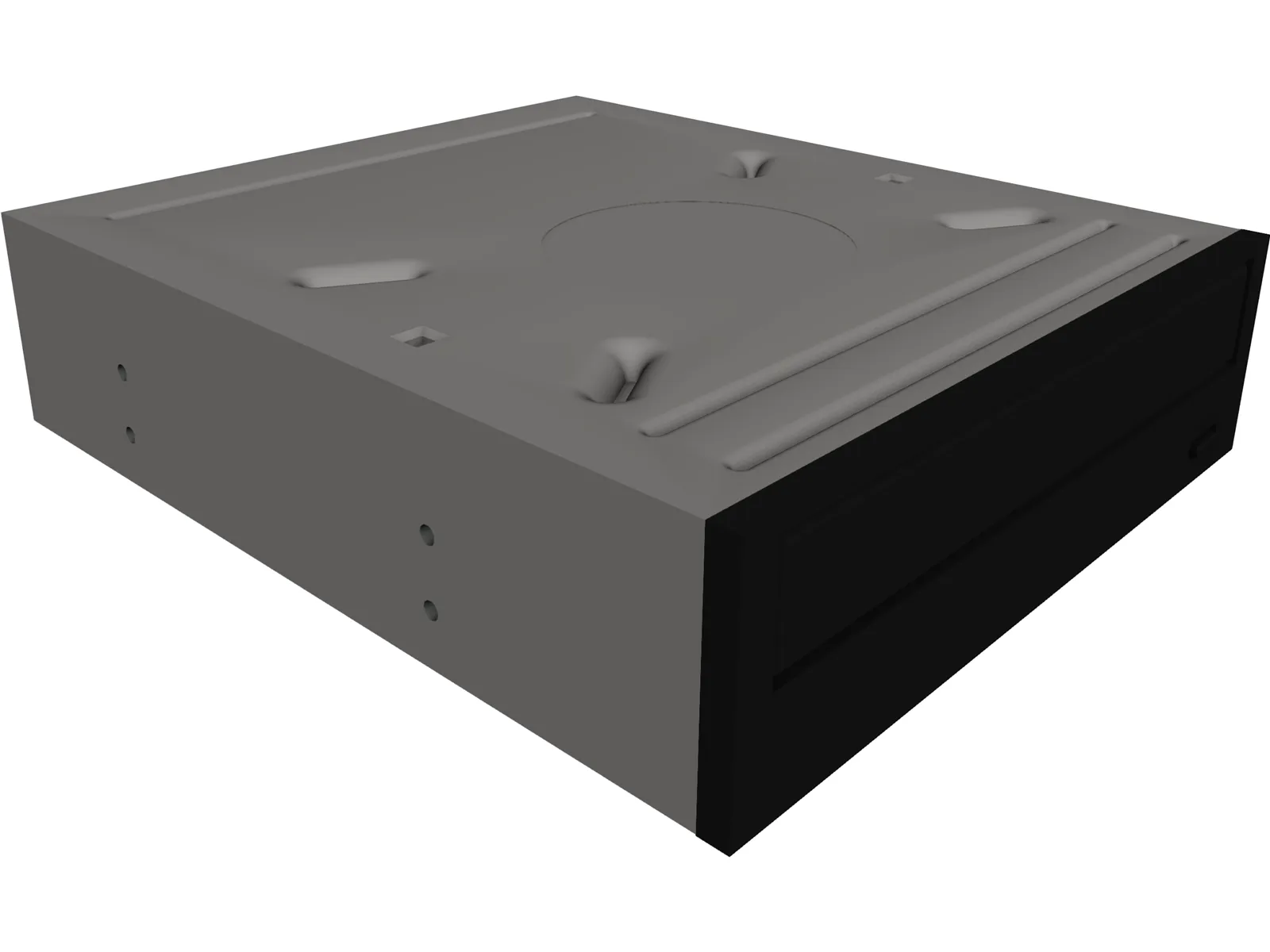 5.25 DVD Burner 3D Model main preview