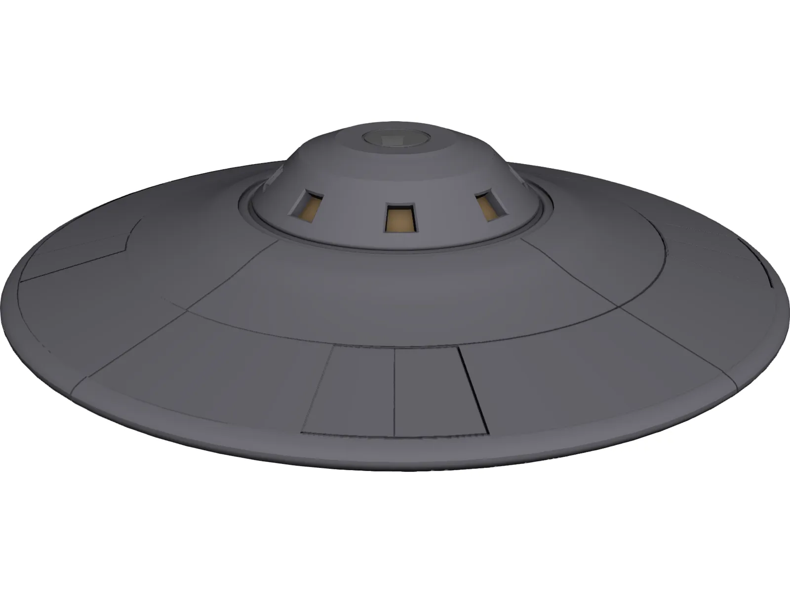 UFO 3D Model main preview
