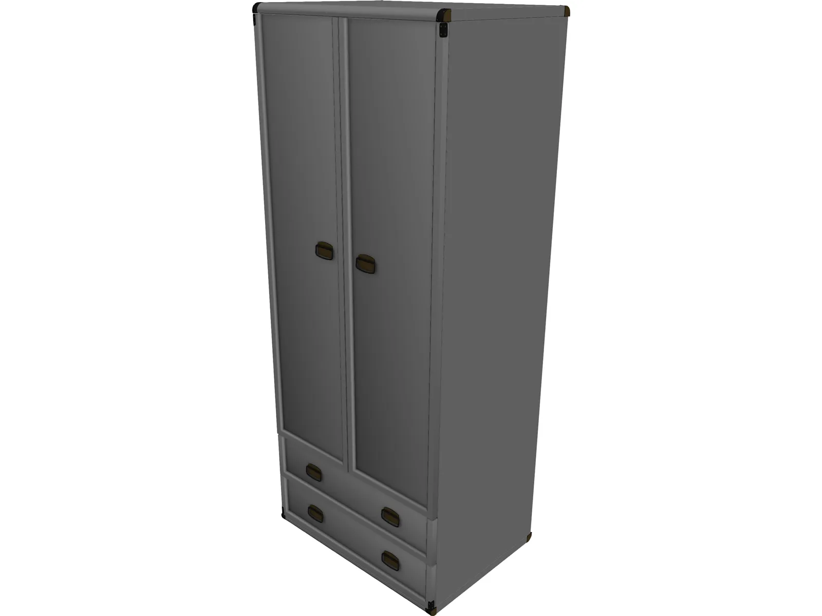 Dresser 3D Model main preview