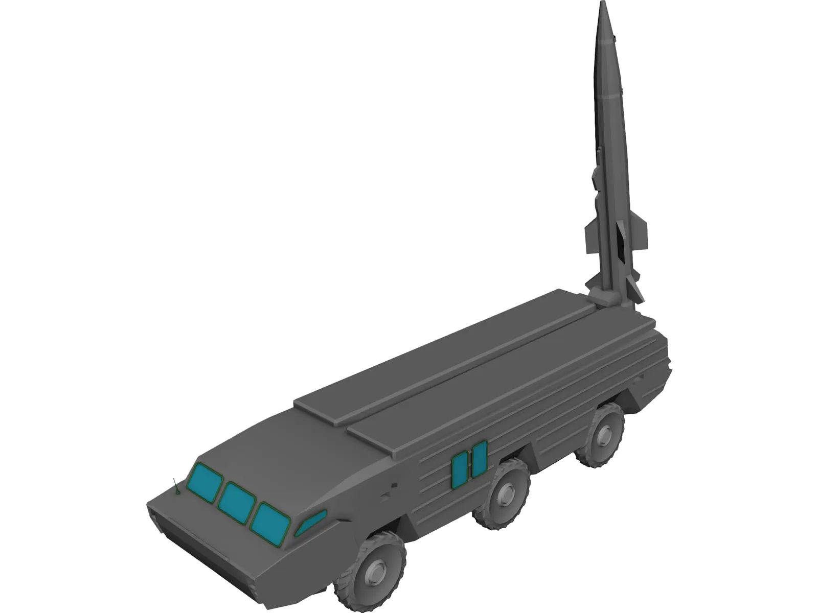 OTR-21 Tochka-U 3D Model main preview