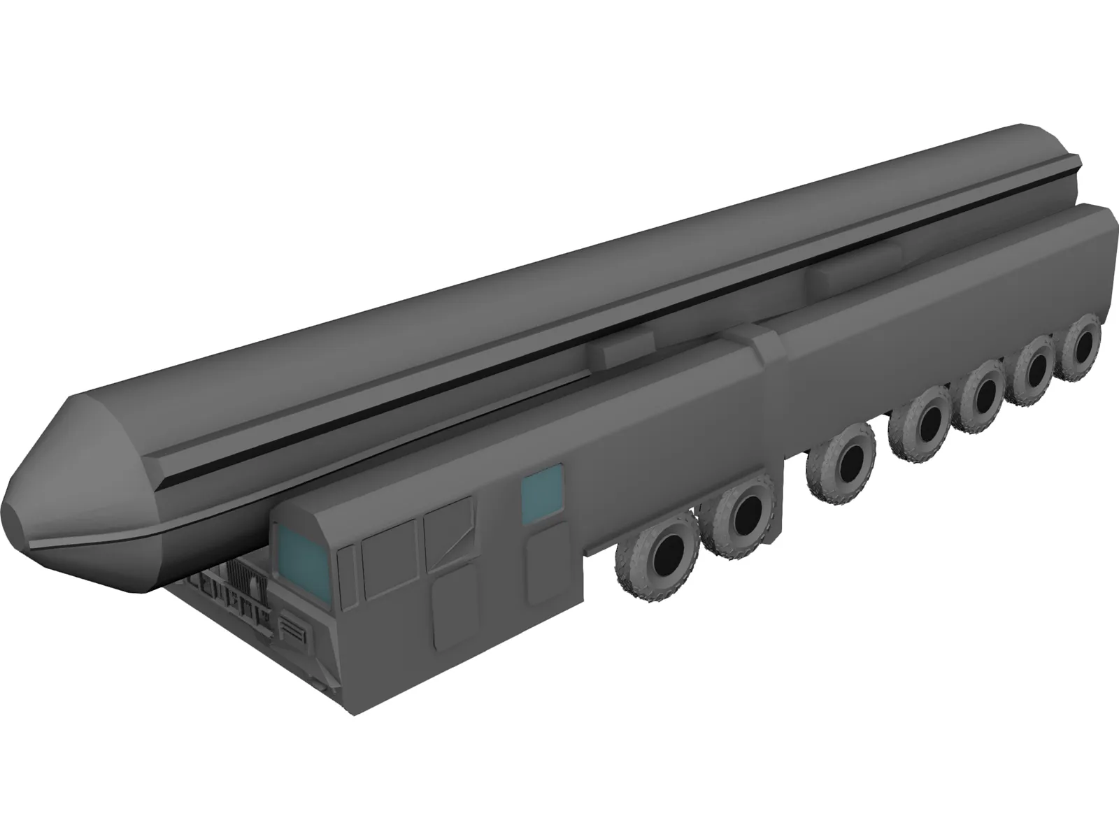 RT-2UTTKh Topol-M 3D Model main preview