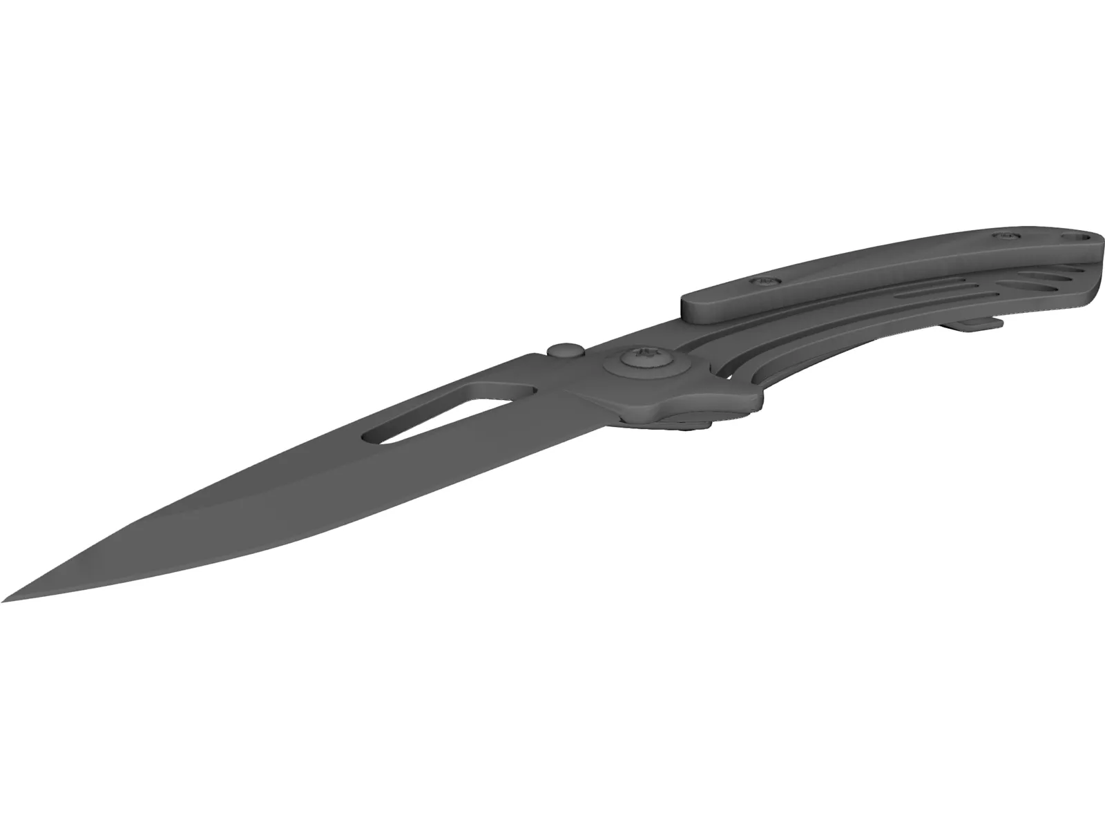 Boker Knife 3D Model main preview