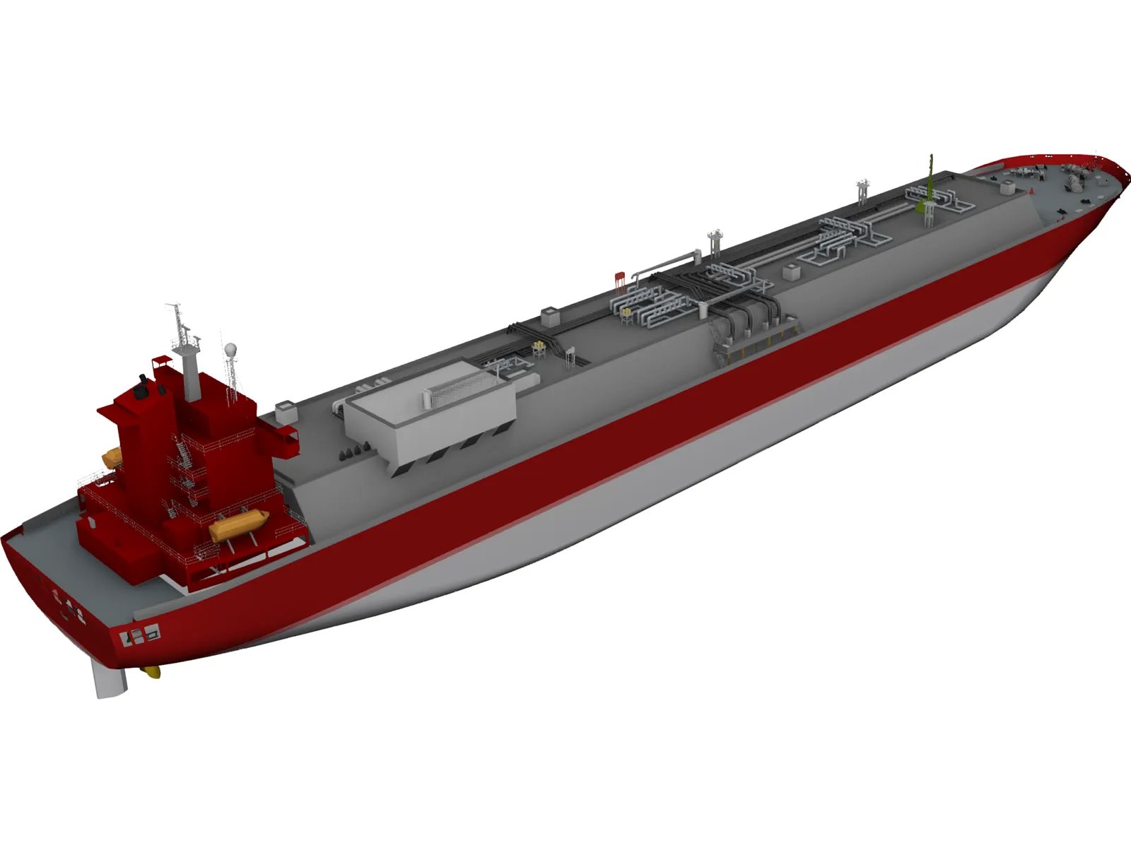 LNG Tanker 3D Model main preview