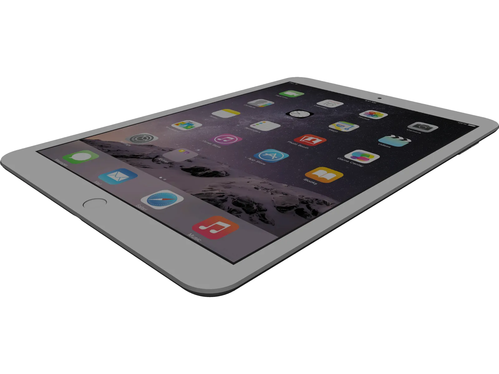 Apple iPad Air 2 3D Model main preview