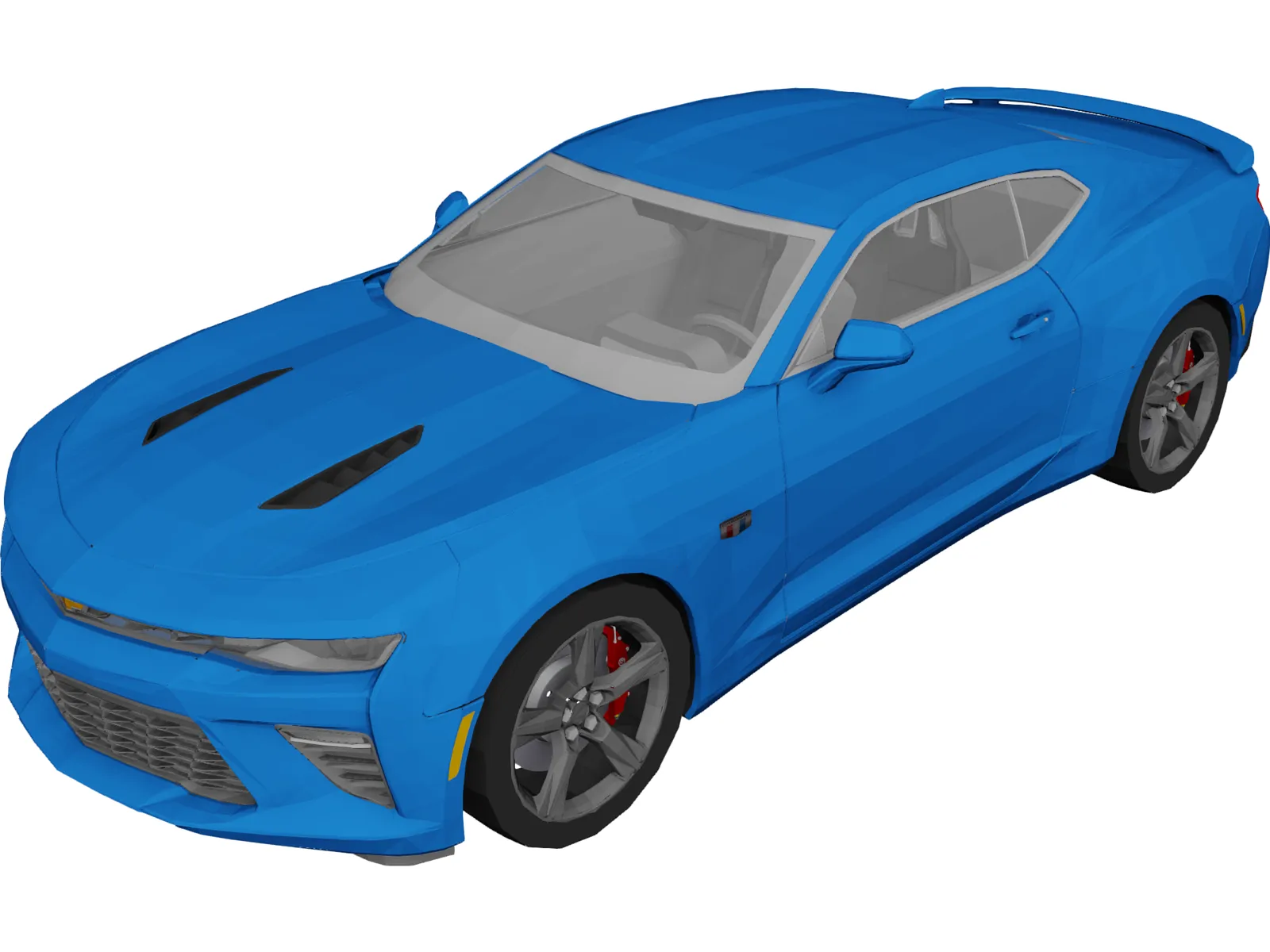 Chevrolet Camaro SS (2016) 3D Model main preview