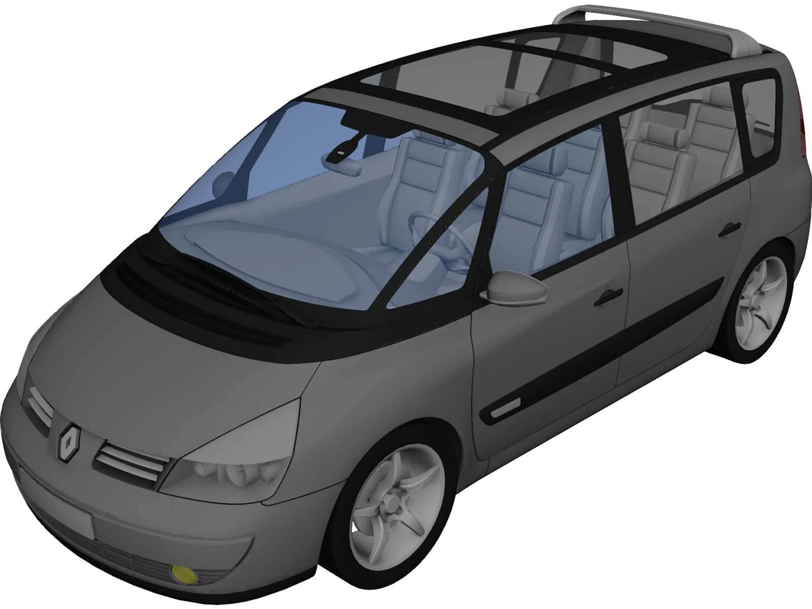 Renault Espace (2002) 3D Model main preview