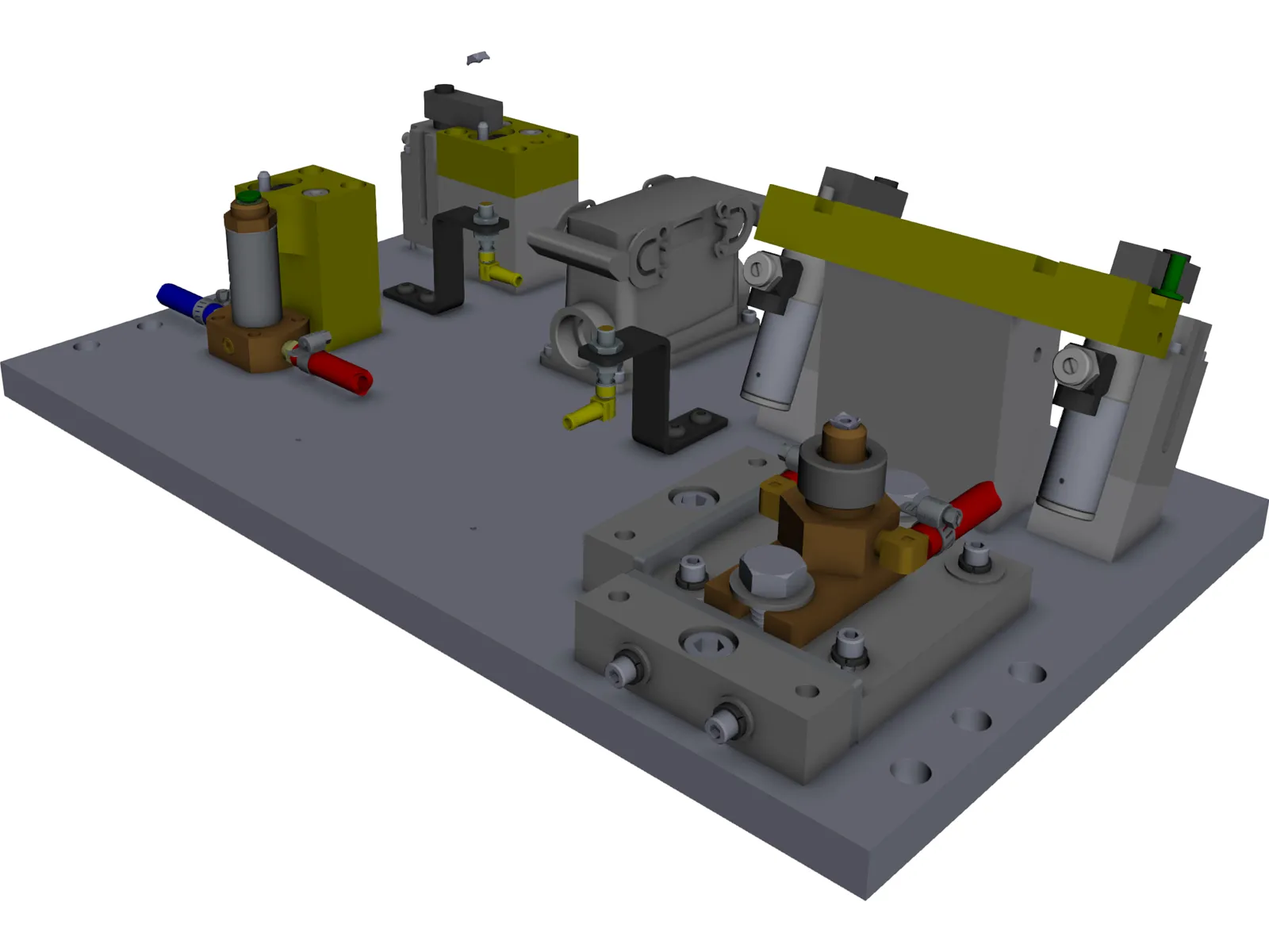Weld Fixture 3D Model main preview