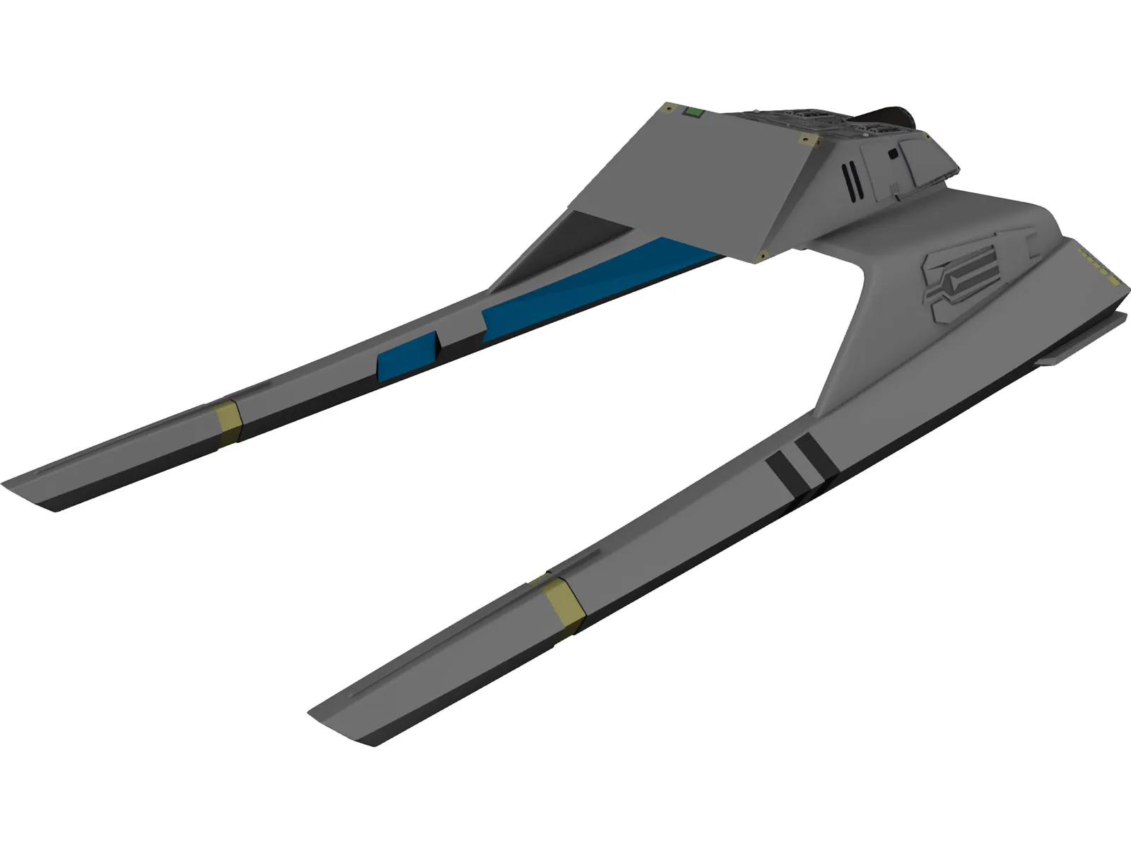 Star Trek Vulcan Shuttle Surak 3D Model main preview