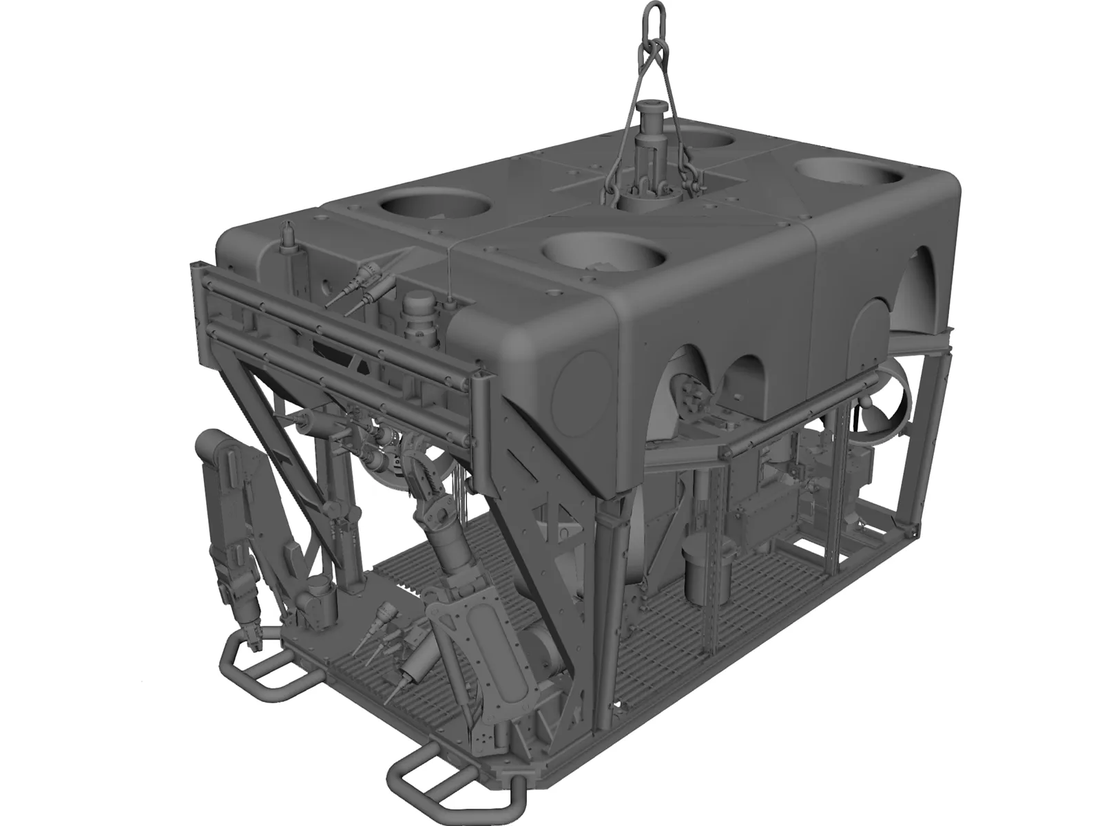 Triton XLS150 ROV 3D Model main preview
