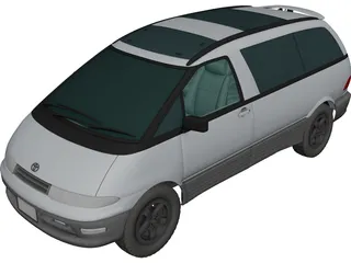Toyota Lucida (1992) 3D Model preview