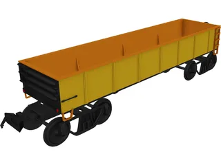 Steel Gondola (1942) 3D Model preview