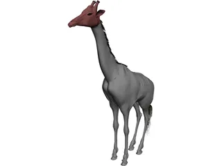 Giraffe 3D Model preview