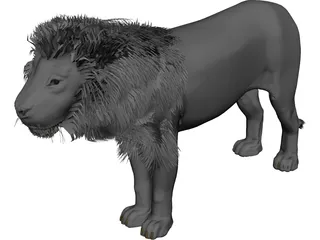 Lion 3D Model preview