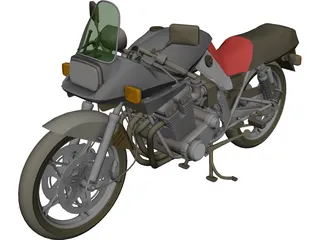 Suzuki Katana 3D Model preview