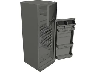 Refrigerator 3D Model preview