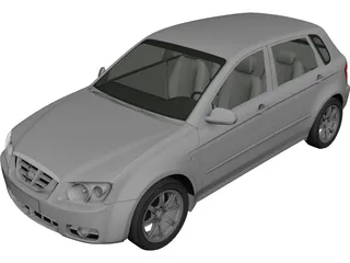 Kia Cerato 3D Model preview