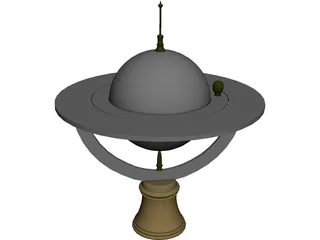 Giroscope 3D Model preview