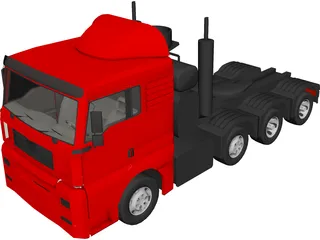 MAN Truck 3D Model preview