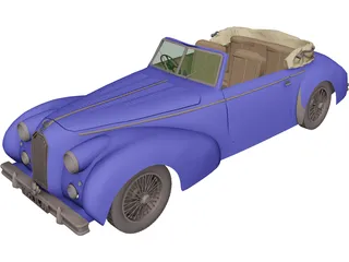 Talbot Lago (1959) 3D Model preview