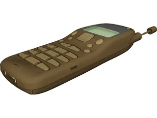 Phone Mobile Nokia 3D Model preview