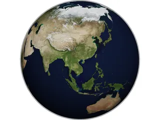 Planet Earth 3D Model preview