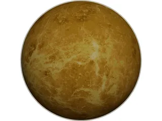 Planet Venus 3D Model preview