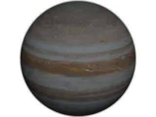 Planet Jupiter 3D Model preview