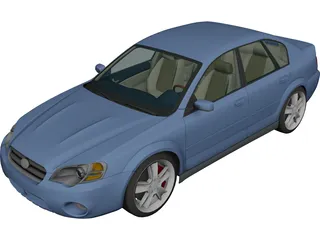 Subaru Outback Sedan (2005) 3D Model preview