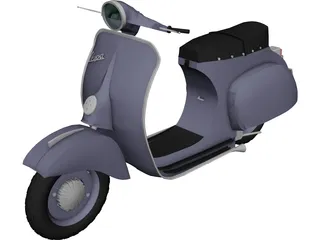 Scooter Vespa 3D Model preview
