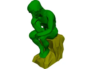 Thinker 3D Model preview