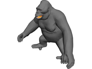 Gorilla 3D Model preview