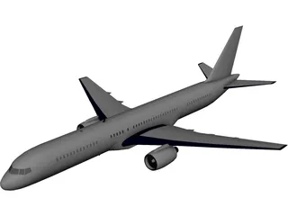 Boeing 757 3D Model preview