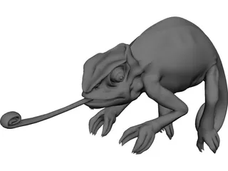 Chameleon 3D Model preview