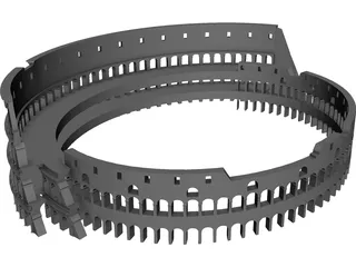 Coliseum Roman 3D Model preview