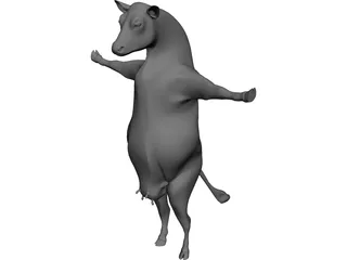Cow 3D Model preview