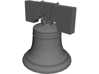Liberty Bell 3D Model preview