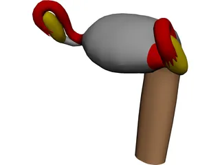 Uterus 3D Model preview