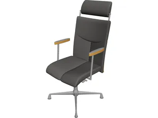 Office Chair 3D Model preview