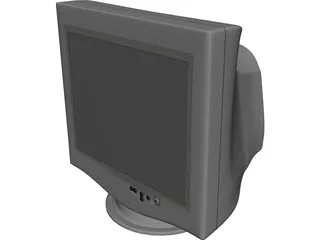 Philips Monitor 3D Model preview