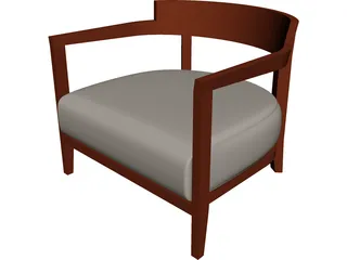 Chair Living Room 3D Model preview