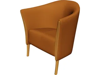 Chair Comfortable 3D Model preview