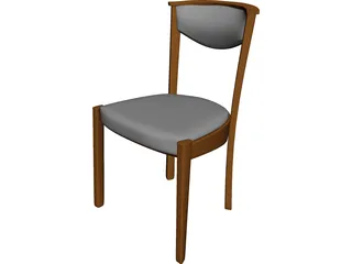 Chair Kitchen 3D Model preview