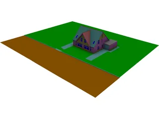 House 3D Model preview