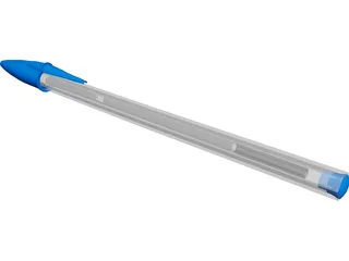 Pencil Bic 3D Model preview