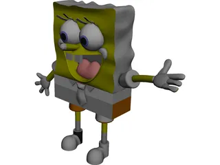 Sponge Bob 3D Model preview