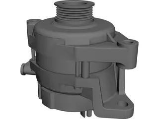 Alternator 3D Model preview