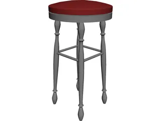 Stool 3D Model preview