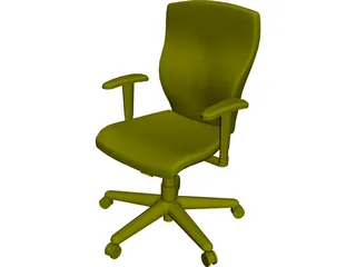 Allsteel Chair 3 3D Model preview